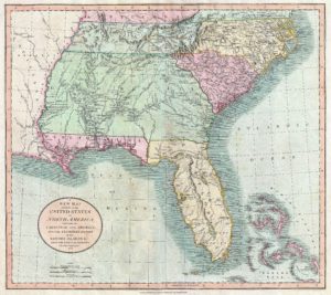 1806 Map of the South
